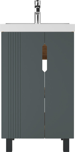 Тумба под умывальник Айсберг Bazis 50 Марта без ящика