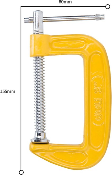 Струбцина Deli EDL-G203