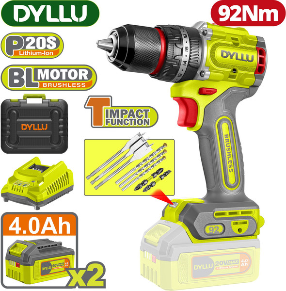 Аккумуляторная дрель-шуруповерт DYLLU DTCDP9281