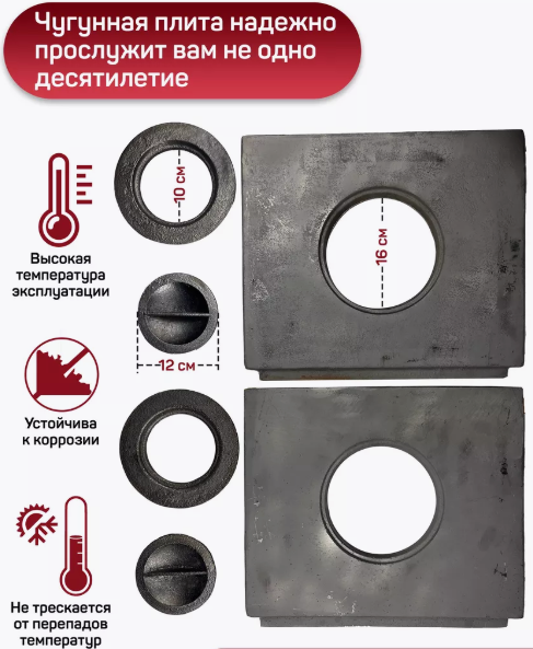 Плита для печи Станкоинструмент П1-2 Ф