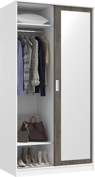 Шкаф-купе Кортекс-мебель Лагуна ШК01-01