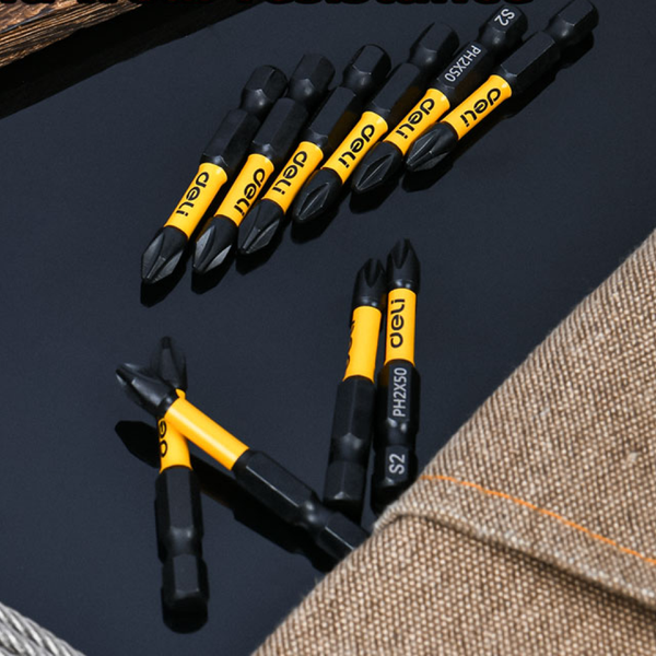 Набор бит Deli PH2x50мм / EDL501002Z