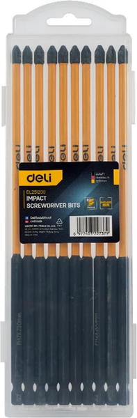 Набор бит Deli PH2x200мм / EDL251200