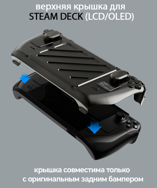 Крышка для игровой приставки Skull & Co Steam Deck / CC-007