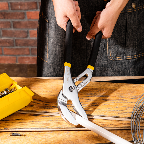 Клещи переставные Deli EDL2616