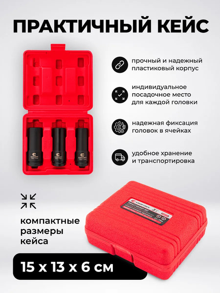 Набор головок слесарных Everforce EF-4032TH (63323)