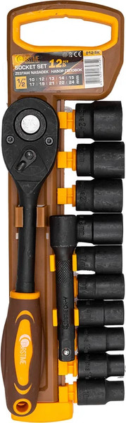 Набор головок слесарных Forstime FT-012-5K (63327) - фото