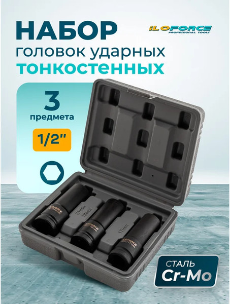 Набор головок слесарных ILOforce IF-4032TH (63333)