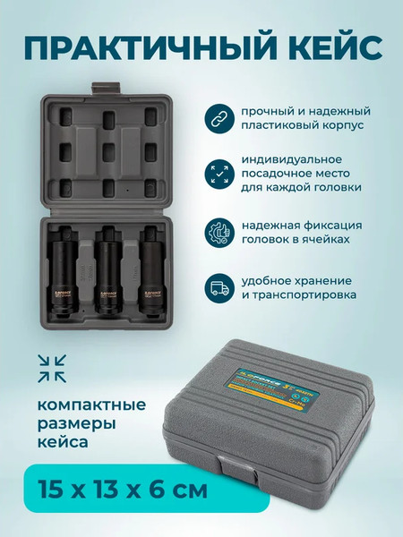 Набор головок слесарных ILOforce IF-4032TH (63333)