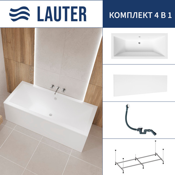 Ванна акриловая Lauter Oasis 170 / 21203070 - фото