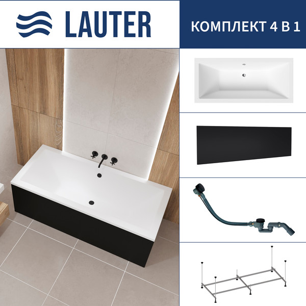 Ванна акриловая Lauter Oasis 170 / 21203070 - фото