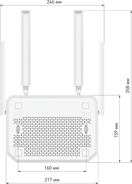 Беспроводной маршрутизатор Keenetic Netcraze Hopper 4G+ NC-2312
