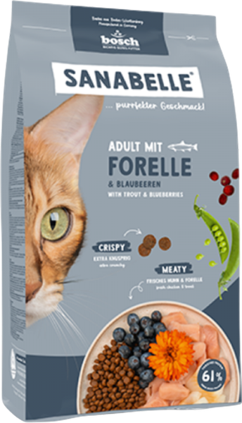 Сухой корм для кошек Bosch Petfood Sanabelle Adult Trout Тew - фото