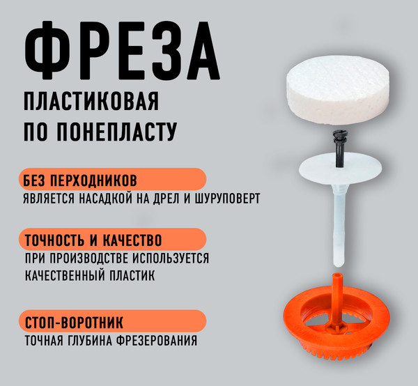 Фреза BAT Для пенопласта 67мм / 67001