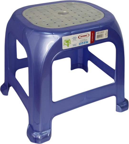 Табурет пластиковый Русспласт Симпатия РП-312гол - фото