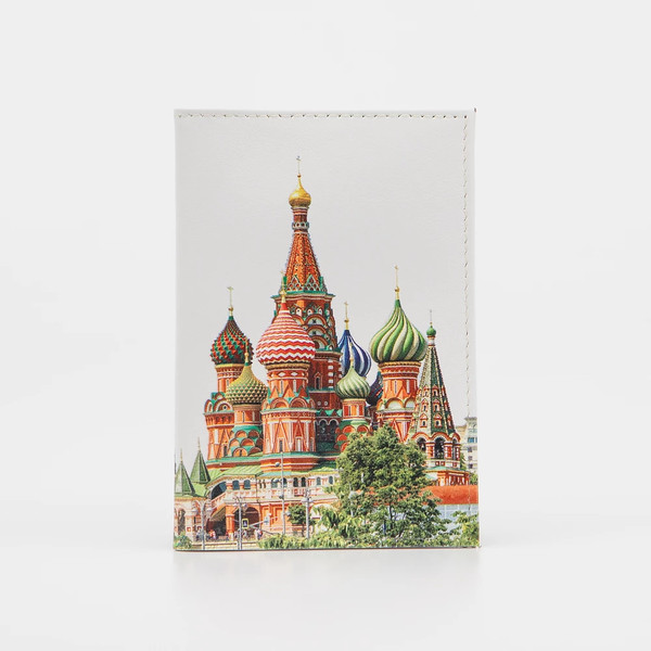 Обложка на паспорт Poshete Москва / 681-OP2299005-CLR - фото