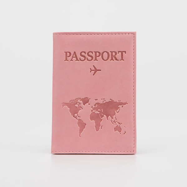 Обложка на паспорт Poshete 681-OP5242523-PNK - фото