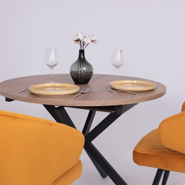 Обеденный стол Listvig Vega раздвижной D100-135x75