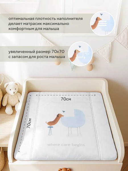 Пеленальный матрас Rant Doggy