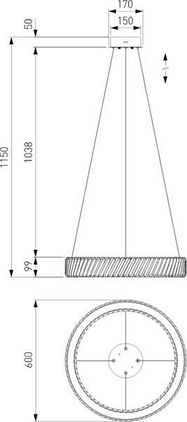 Потолочный светильник Евросвет Strotskis 101004 LED