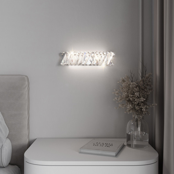 Бра Евросвет Strotskis 101005 LED (никель хрусталь)