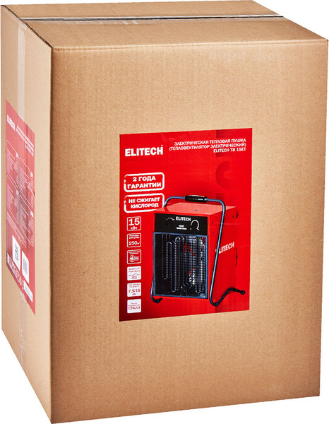 Тепловая пушка электрическая Elitech ТВ 15ЕТ / 190728