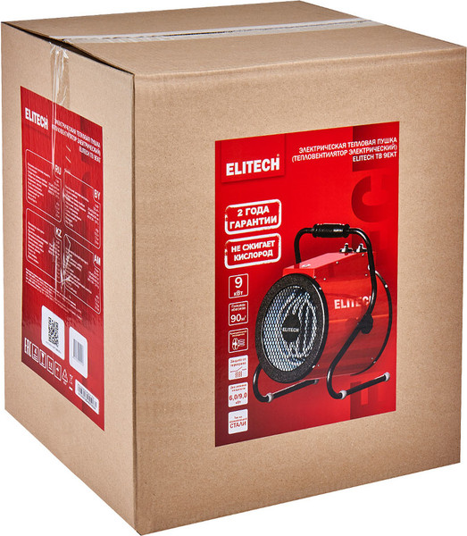Тепловая пушка электрическая Elitech ТВ 9ЕКТ / 190734