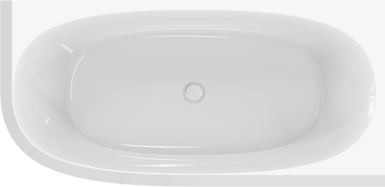 Ванна акриловая Cezares CZR-LUX-CORNER-165-80-58-R - фото