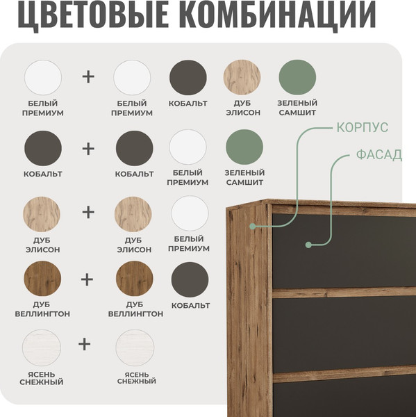 Комод Рэйгрупп Aleksa РГ-03-КВ ARG-3-KВ 