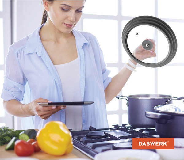 Крышка стеклянная Daswerk Универсальная / 607591