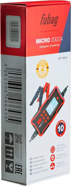 Зарядное устройство для аккумулятора Fubag Micro 200/24 (46643)