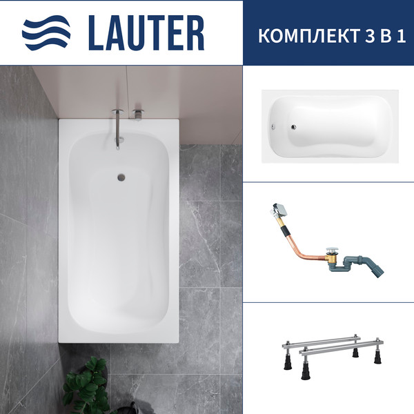 Ванна акриловая Lauter Sophia 130 / 21205130 - фото