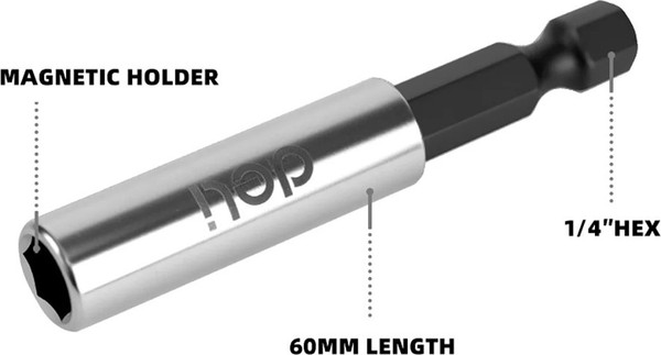 Набор держателей бит Deli EDL106002