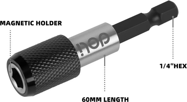 Держатель бит Deli EDL107401