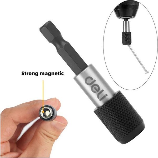 Держатель бит Deli EDL107401