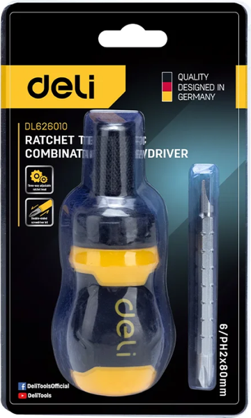 Отвертка Deli EDL626010