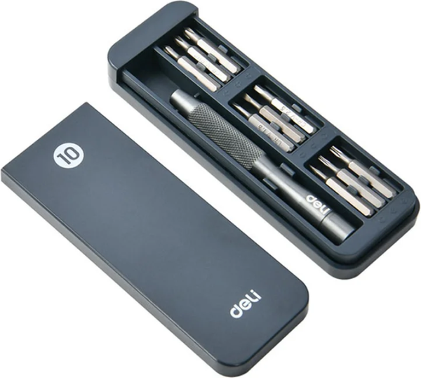 Отвертка Deli YS С 9 битами / EDL241010J - фото