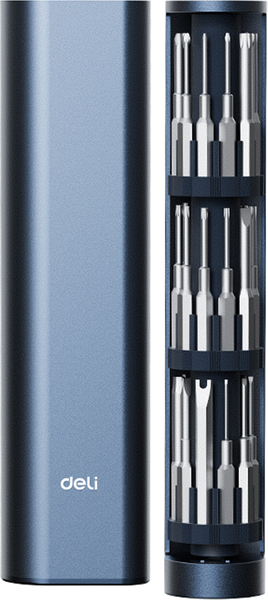 Отвертка Deli С битами / DL241034 - фото