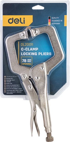 Гейферный зажим Deli EDL20011