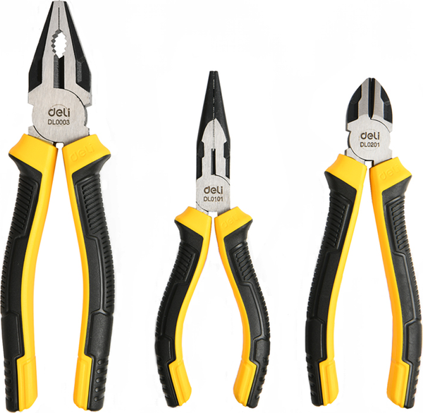 Набор губцевого инструмента Deli EDL0003-3 - фото