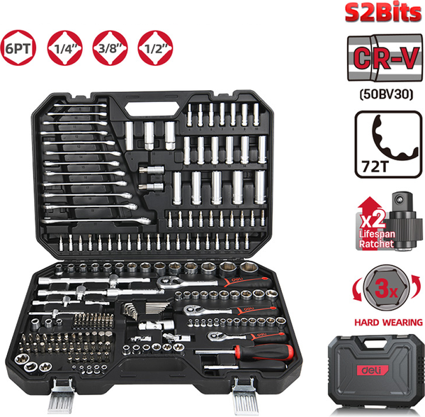 Универсальный набор инструментов Deli EDQ45216