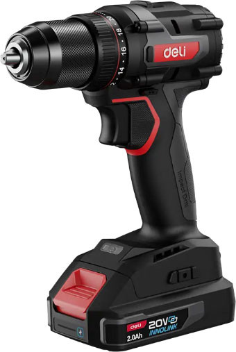 Аккумуляторная дрель-шуруповерт Deli EDE-DZ20-2 - фото