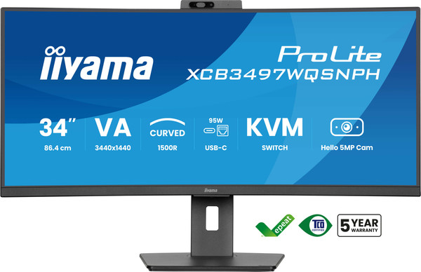 Монитор Iiyama ProLite XCB3497WQSNPH-B1 - фото
