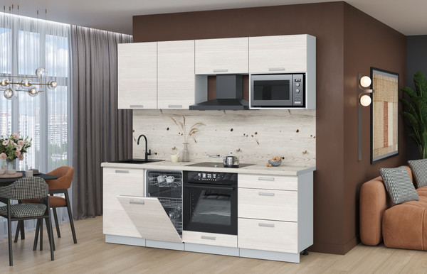 Кухонный гарнитур Интерлиния Мила Лайт 2.15-ПМ4 