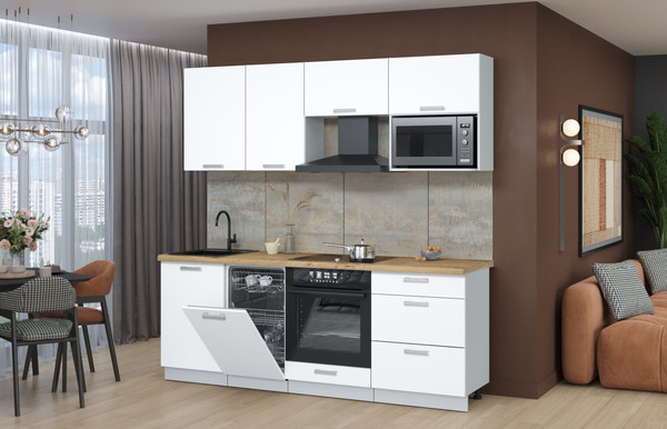 Кухонный гарнитур Интерлиния Мила Лайт 2.15-ПМ4 