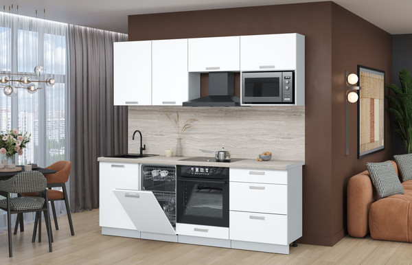 Кухонный гарнитур Интерлиния Мила Лайт 2.15-ПМ4 