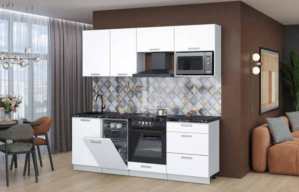 Кухонный гарнитур Интерлиния Мила Лайт 2.15-ПМ4 