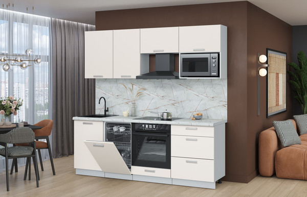 Кухонный гарнитур Интерлиния Мила Лайт 2.15-ПМ4 