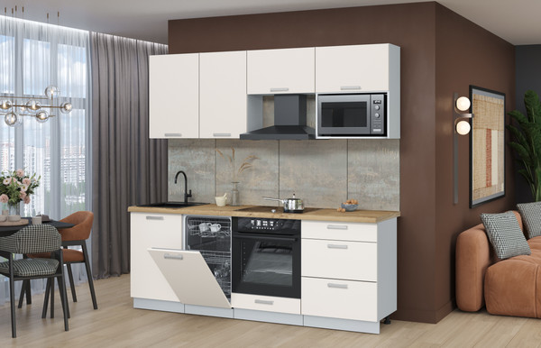 Кухонный гарнитур Интерлиния Мила Лайт 2.15-ПМ4 