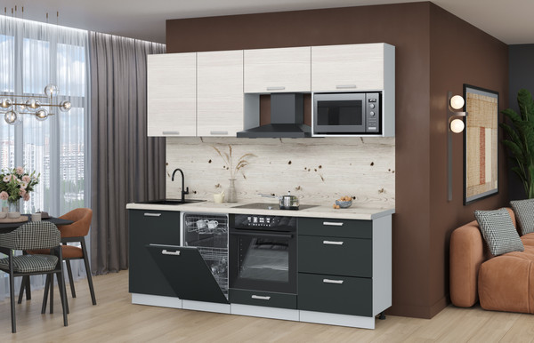 Кухонный гарнитур Интерлиния Мила Лайт 2.15-ПМ4 